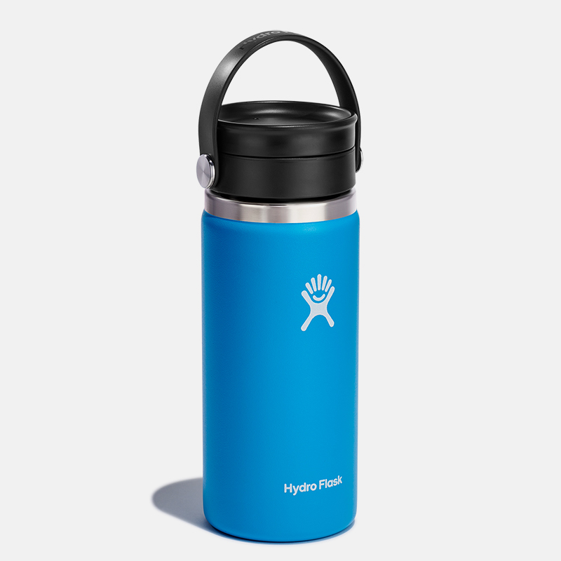 Coffee with Flex Sip&trade; Lid 16 oz בקבוק שתייה פיה רחבה image number null